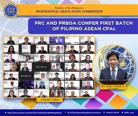 PRC and PRBOA Confer First Batch of Filipino ASEAN CPAs.